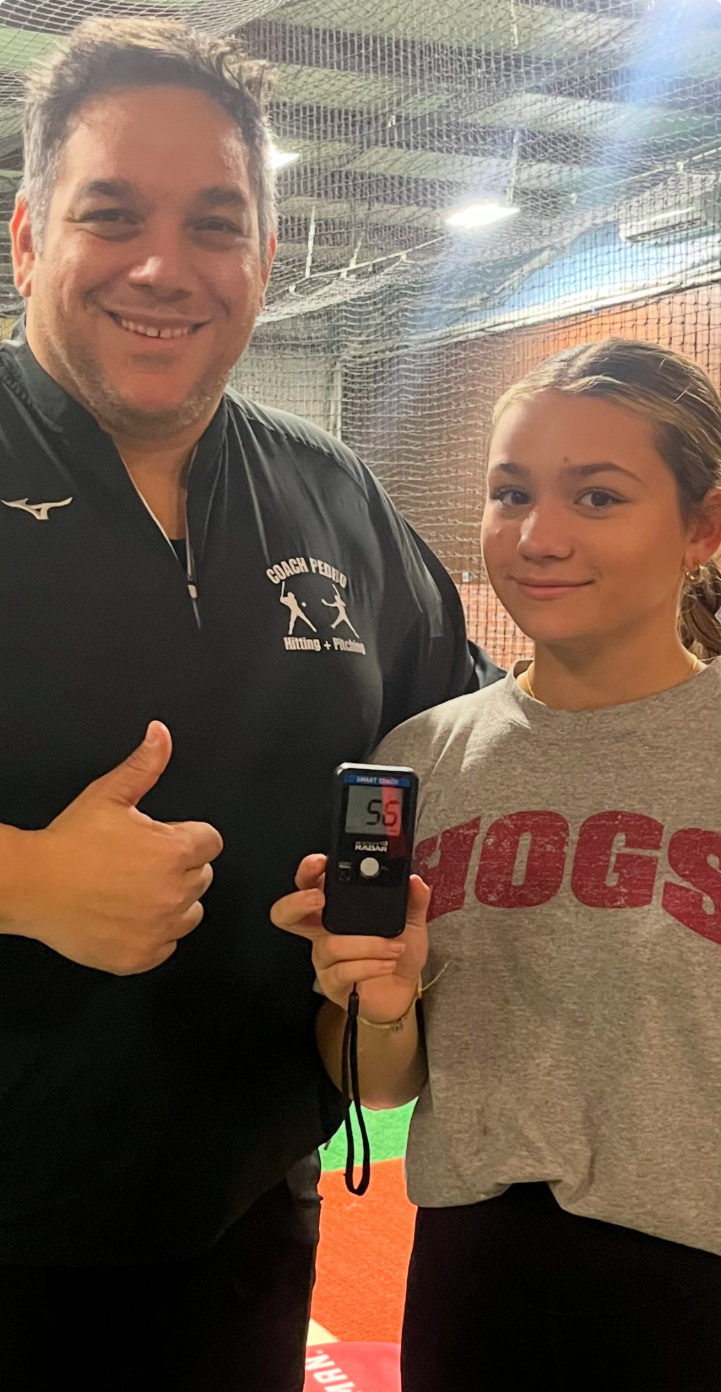 Coach Pedro coaching